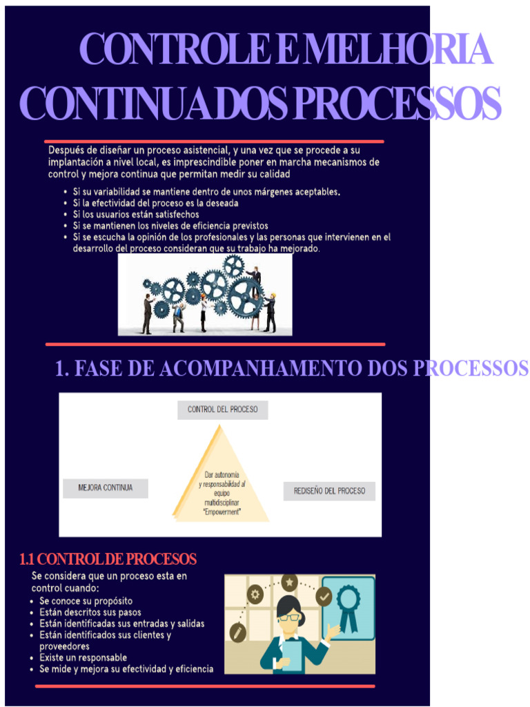 Infografia - Controle e Melhoria Contínua Dos Processos | PDF