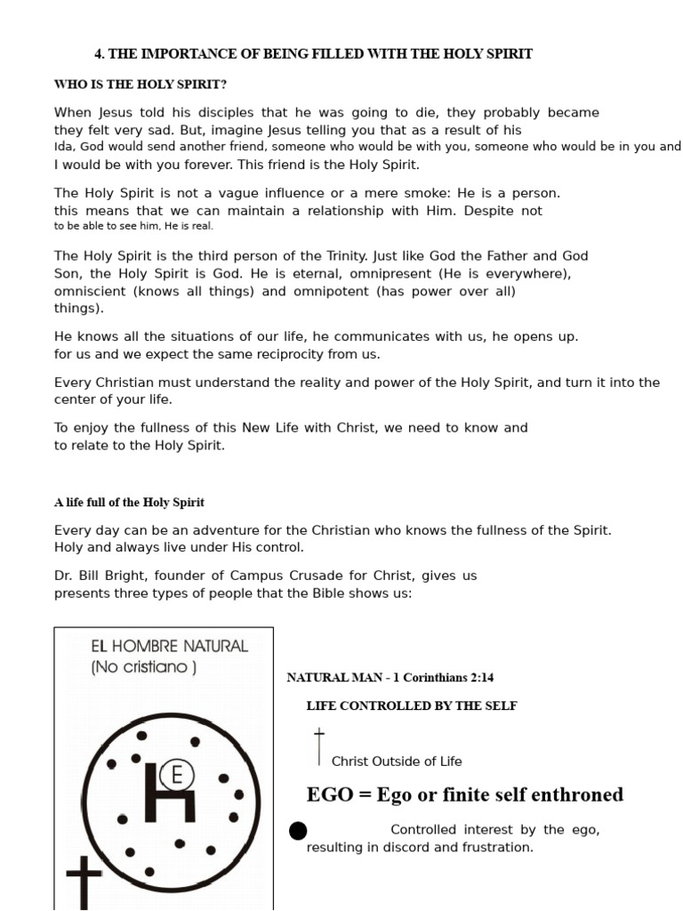 Importance of Being Filled with the Holy Spirit | PDF | Baptism With ...