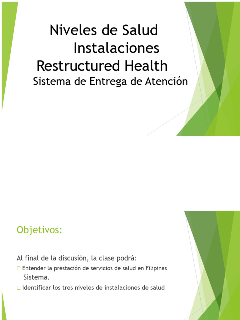 Niveles y Estructura del Sistema de Salud en Filipinas | PDF | Cuidado ...