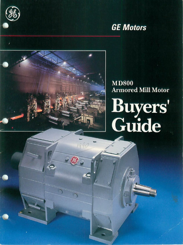 Ge Md800 Mill Motors | PDF