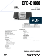 Service Manual: CFD-C1000