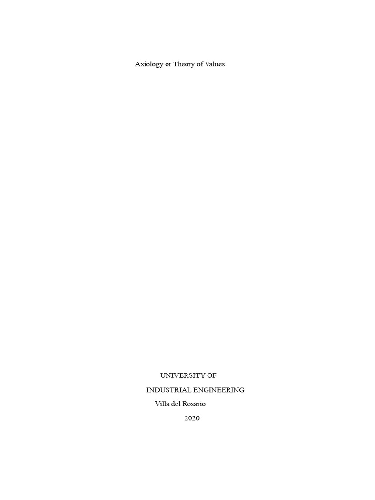 Understanding Axiology and Values | PDF | Value (Ethics) | Liberal Arts ...