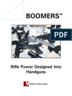 "Big Boomers": Rifle Power Designed Into Handguns