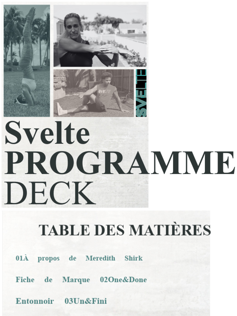 Programme d'entraînement One & Done | PDF | Nutriments