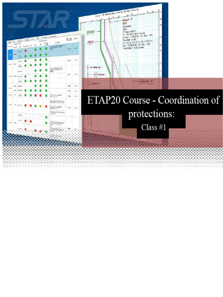 ETAP Protection Coordination Course Session 1 | PDF | Fuse (Electrical ...