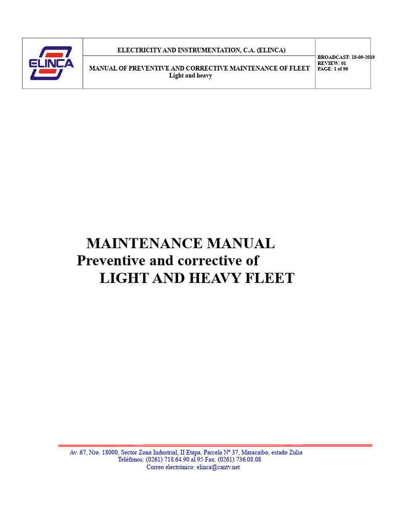 Fleet Maintenance Manual: Light & Heavy | PDF | Brake | Engines