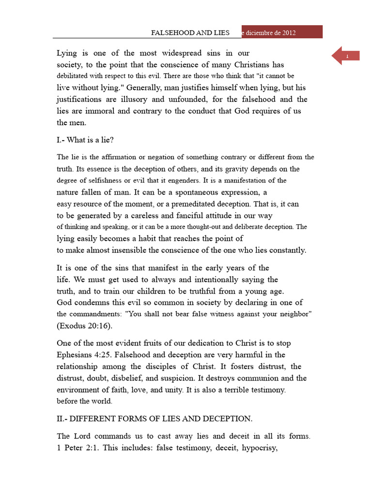 Understanding Lies and Deception | PDF | Lie | Deception