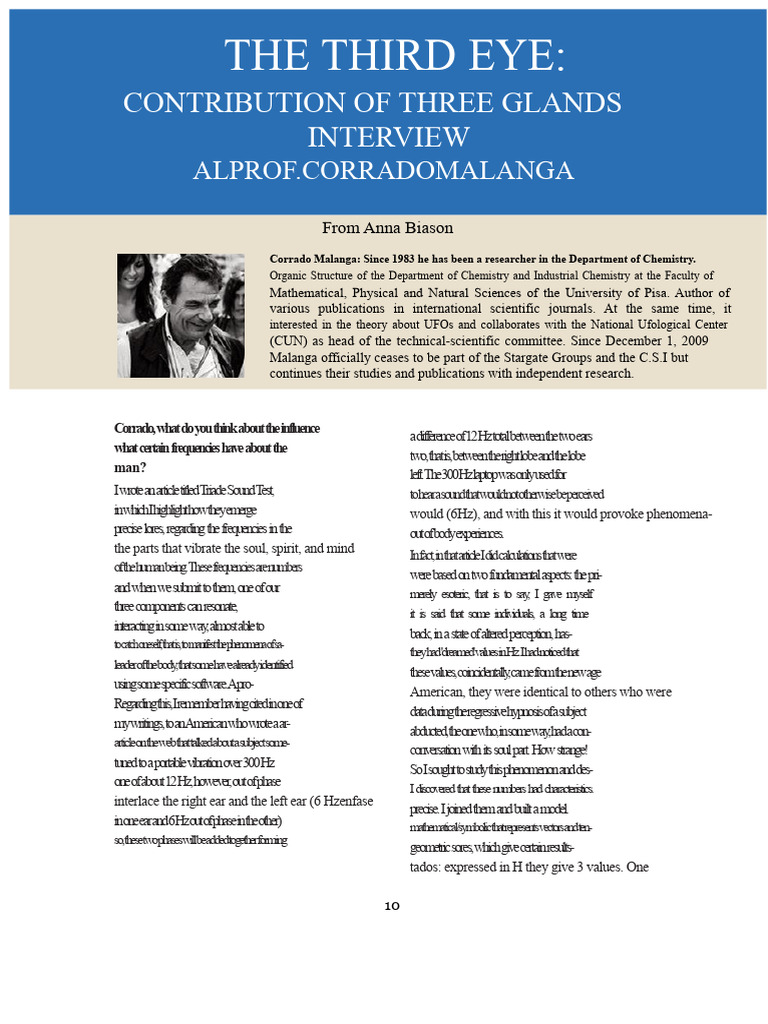 The Third Eye (2) Corrado Malanga PDF Frequency
