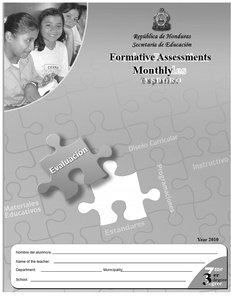 Monthly Formative Assessments Guide | PDF | Maize | Multiple Choice
