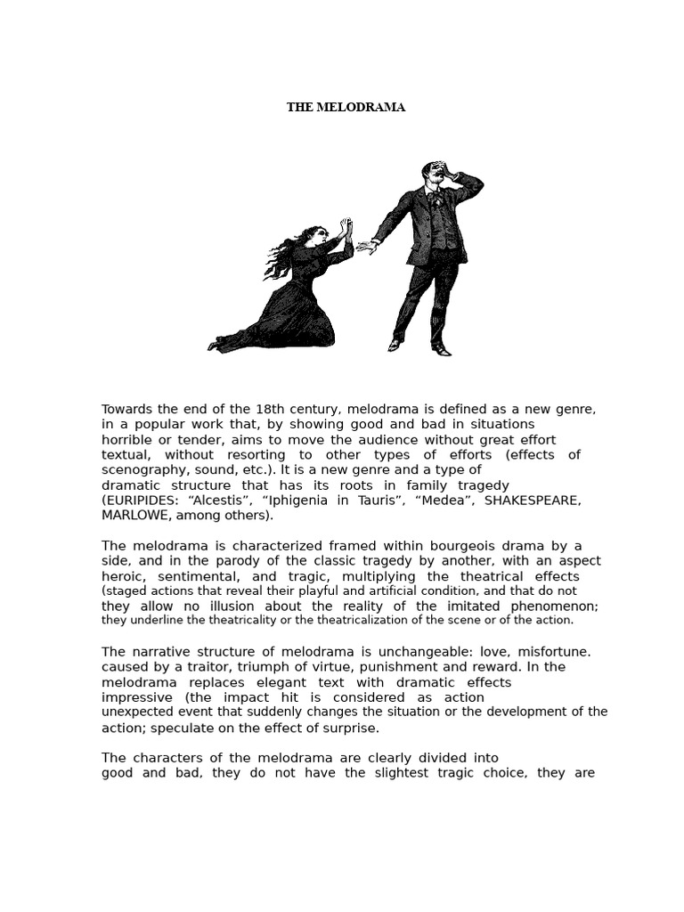 The Melodrama | PDF | Tragedy | Entertainment