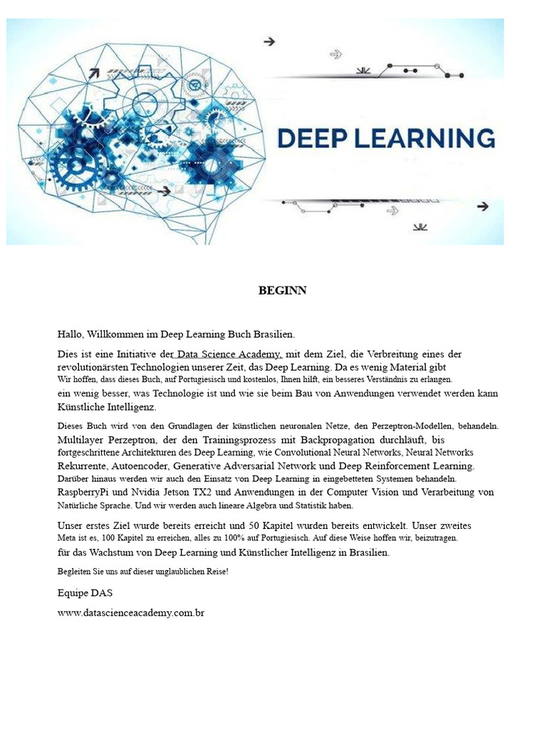 Deep Learning Buch PDF | PDF