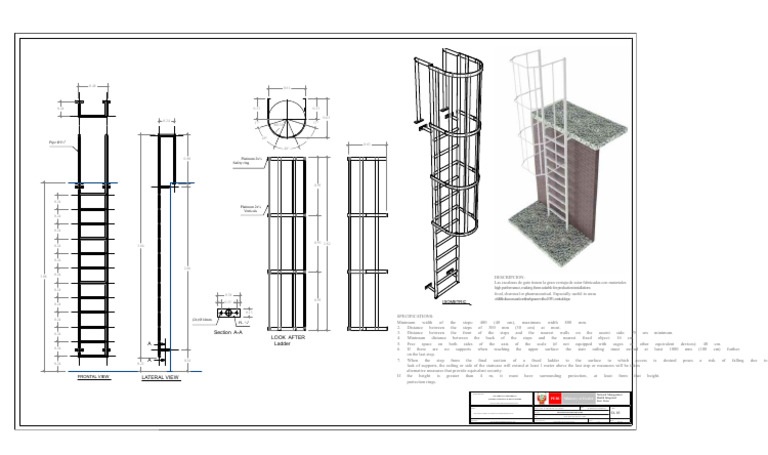 Cat Ladder Specifications and Design | PDF