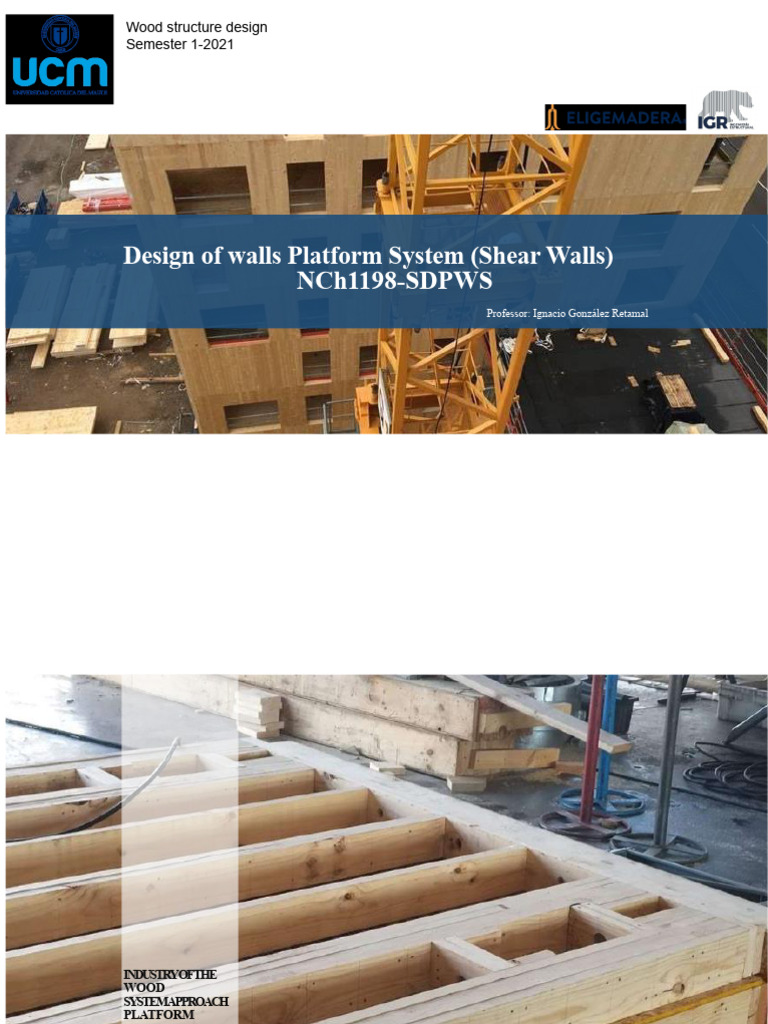 Wood Shear Wall Design Guide | PDF | Materials Science | Solid Mechanics
