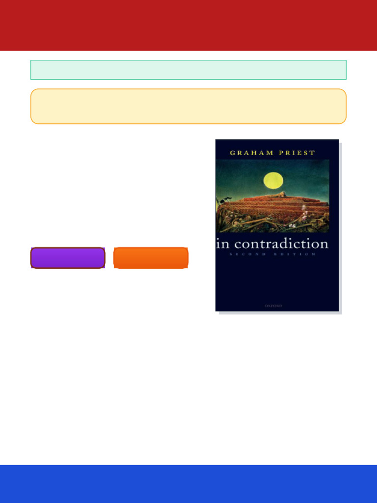 In Contradiction A Study of The Transconsistent 2nd Edition Graham ...