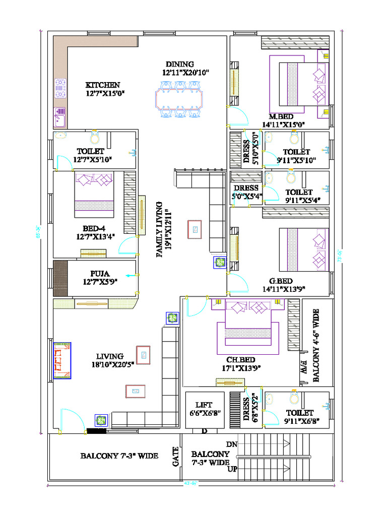 Builder Floor Plan | PDF