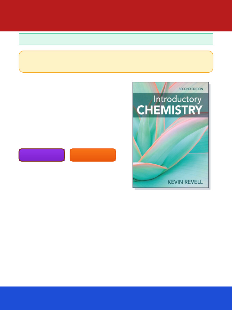 Introductory chemistry Second Edition. Edition Kevin Revell ebook ready ...