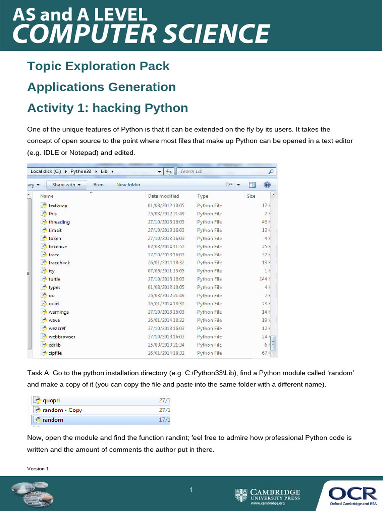Applications Generation | PDF | Computer File | Python (Programming ...