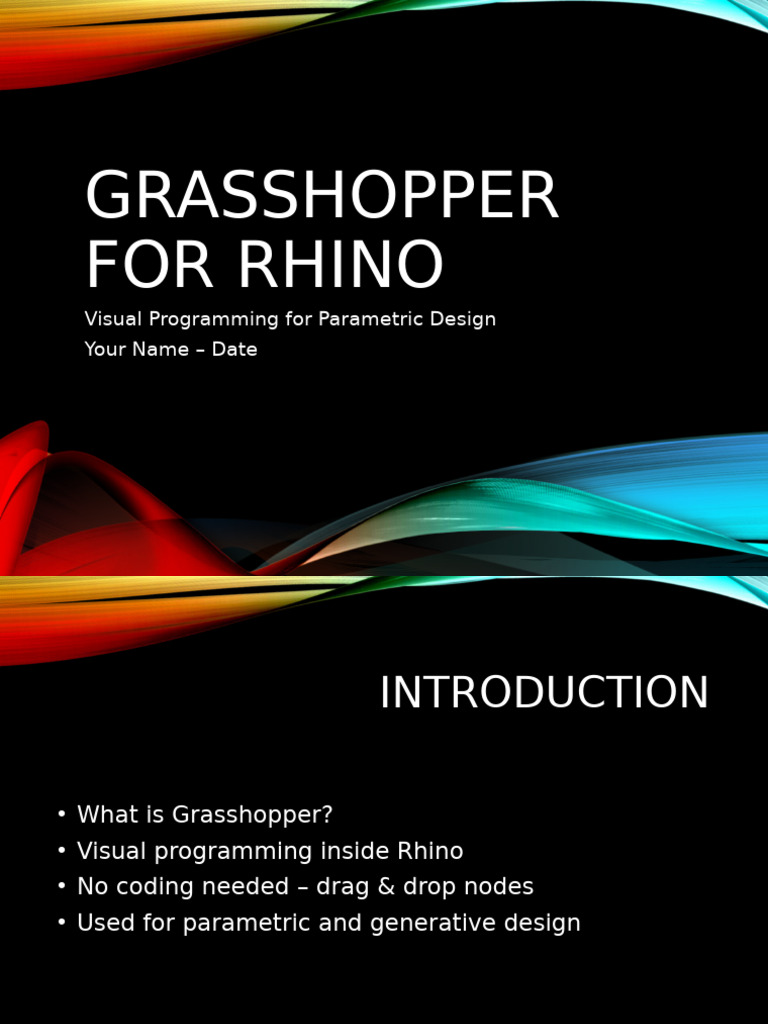 Grasshopper for Rhino: Visual Programming Guide | PDF | Euclidean ...