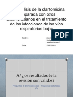 Metaanálisis de La Claritomicina Comparada Con Otros Antimicrobianos