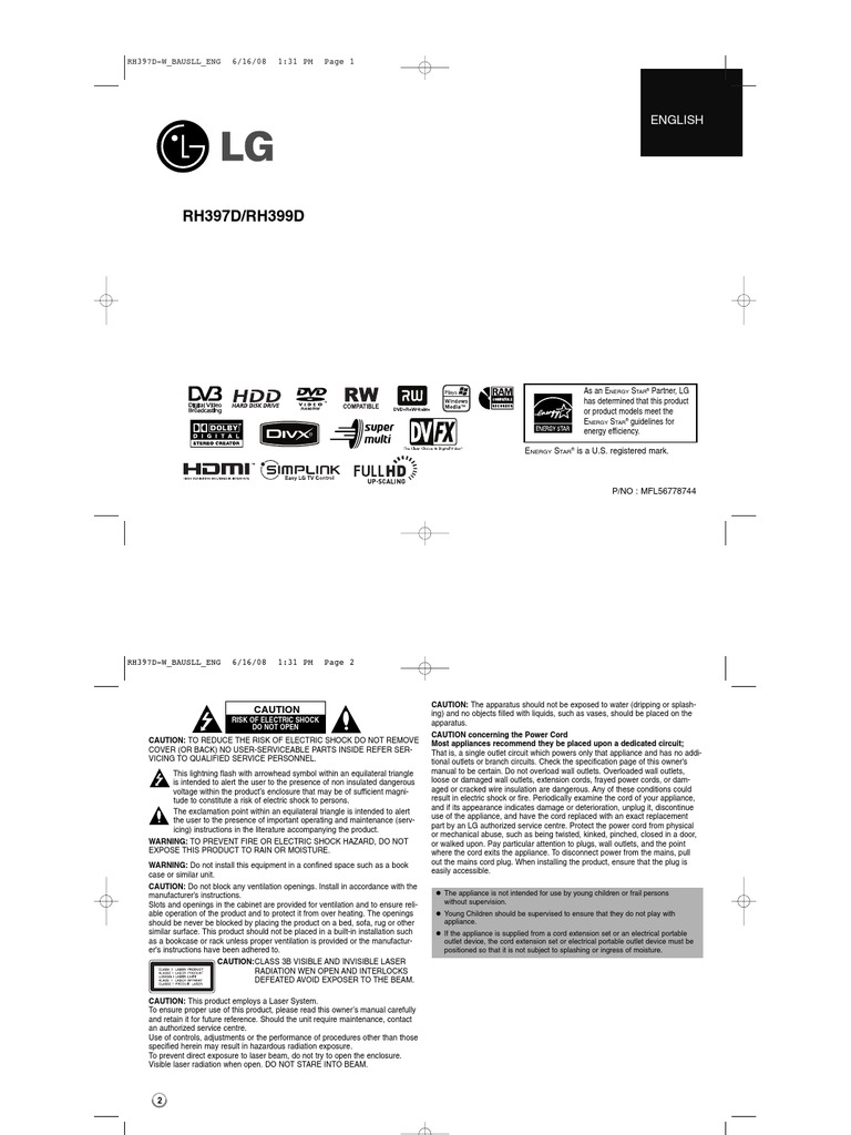 RH397D-W Bausll MFL56778744 | PDF
