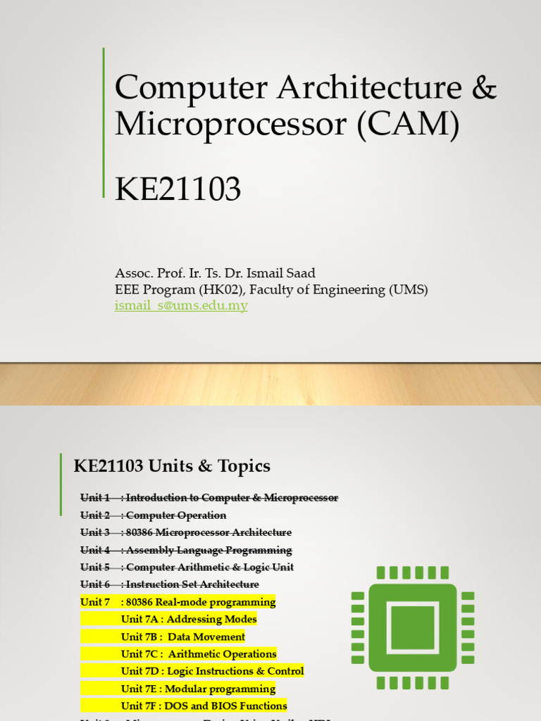 Computer Architecture: 80386 Addressing Modes | PDF | Binary Coded ...