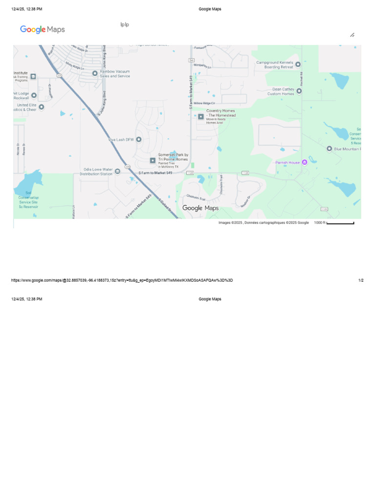 Google Maps Location Overview | PDF