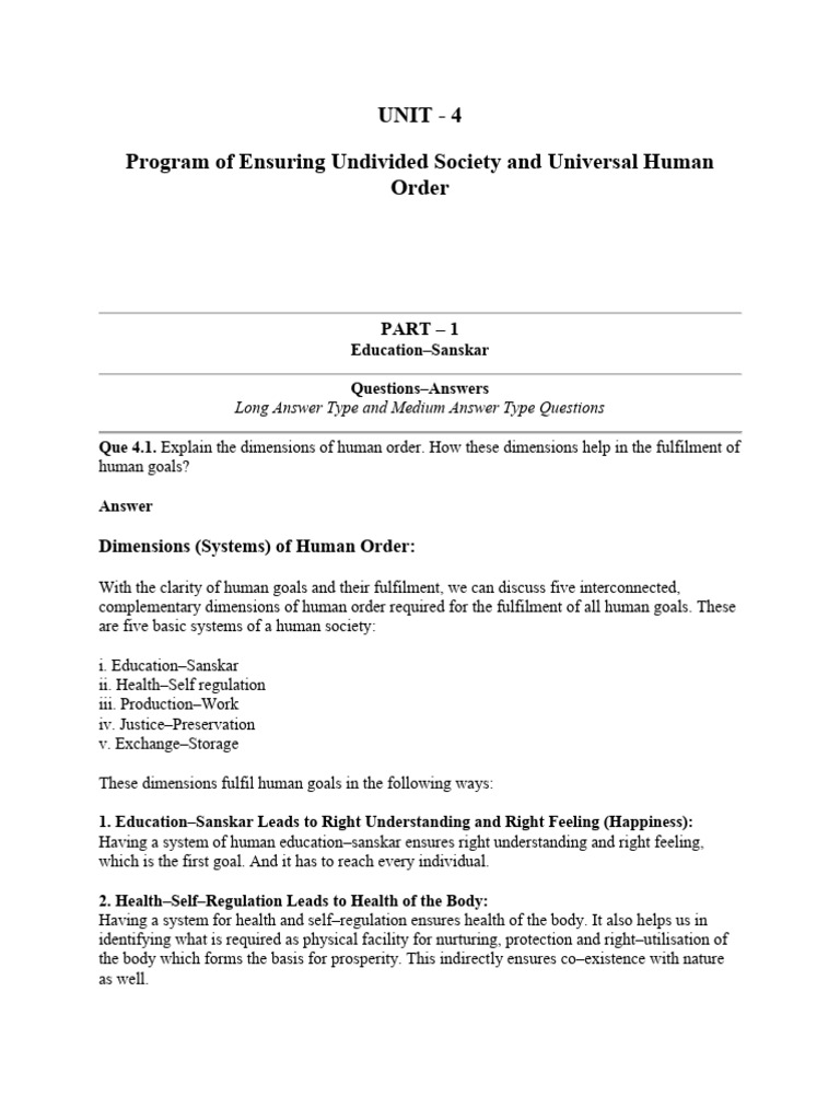 Human Order Dimensions for Society | PDF | Soil | Plants