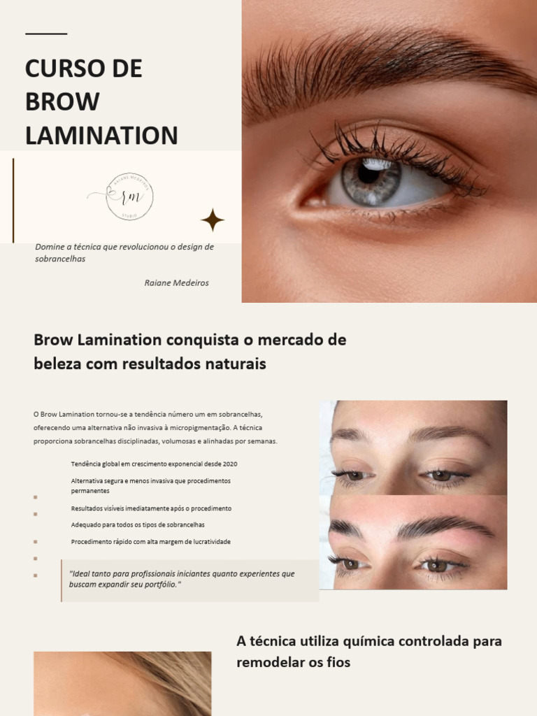 Curso de Brow Lamination: Domine a Técnica | PDF | Alergia