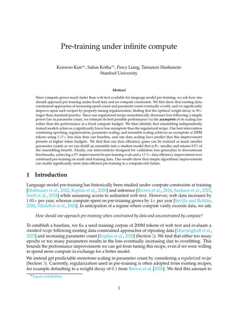 Data-Efficient Language Model Pre-Training | PDF | Power Law ...