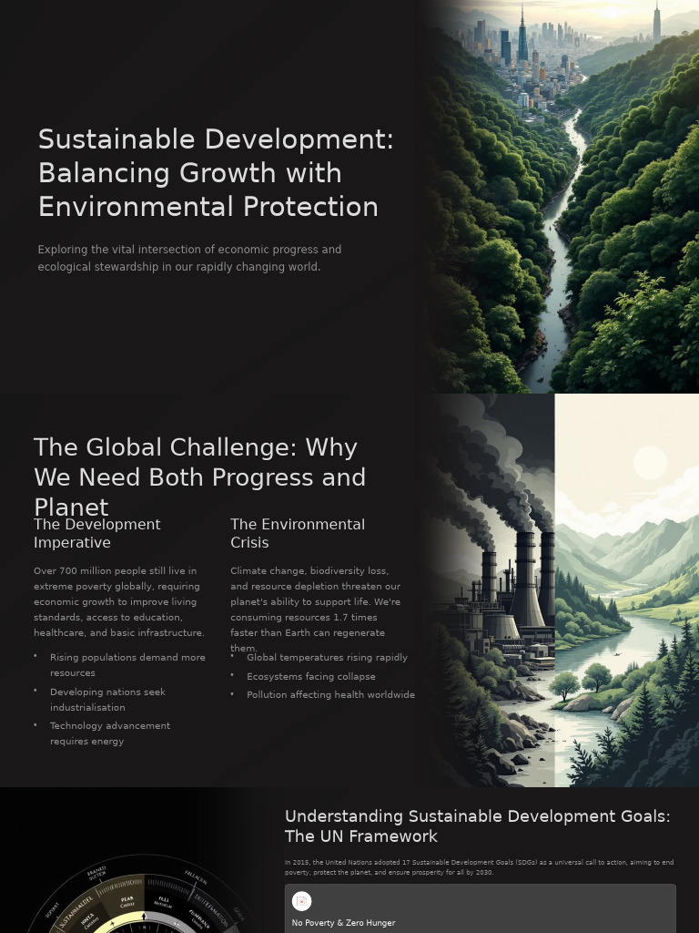 Sustainable Development: Growth vs. Environment | PDF | Sustainability ...