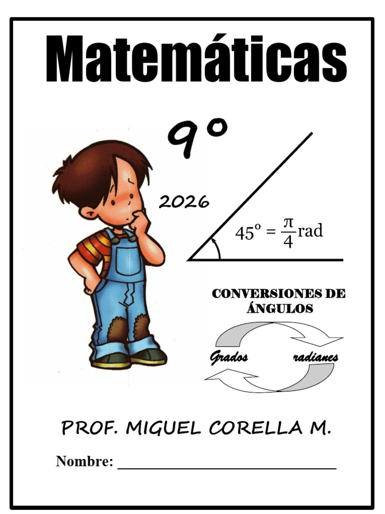 07 Conversiones Grados y Radianes | PDF | Pi | Unidades de medida