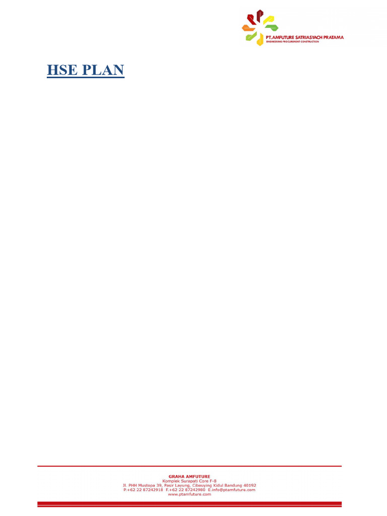 Rencana HSE SPBU BP AKR JORR | PDF