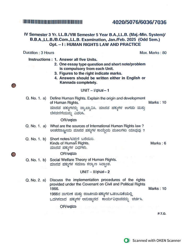 Human Rights Jan Feb 2025 | PDF