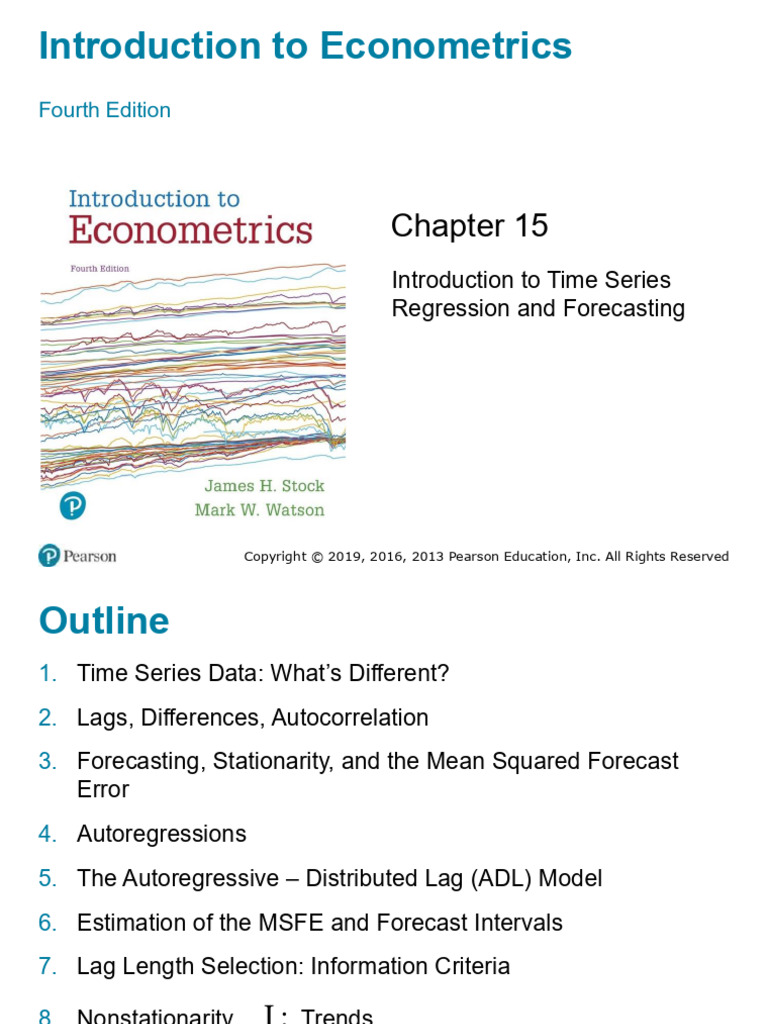 Time Series Regression & Forecasting Guide | PDF | Akaike Information ...