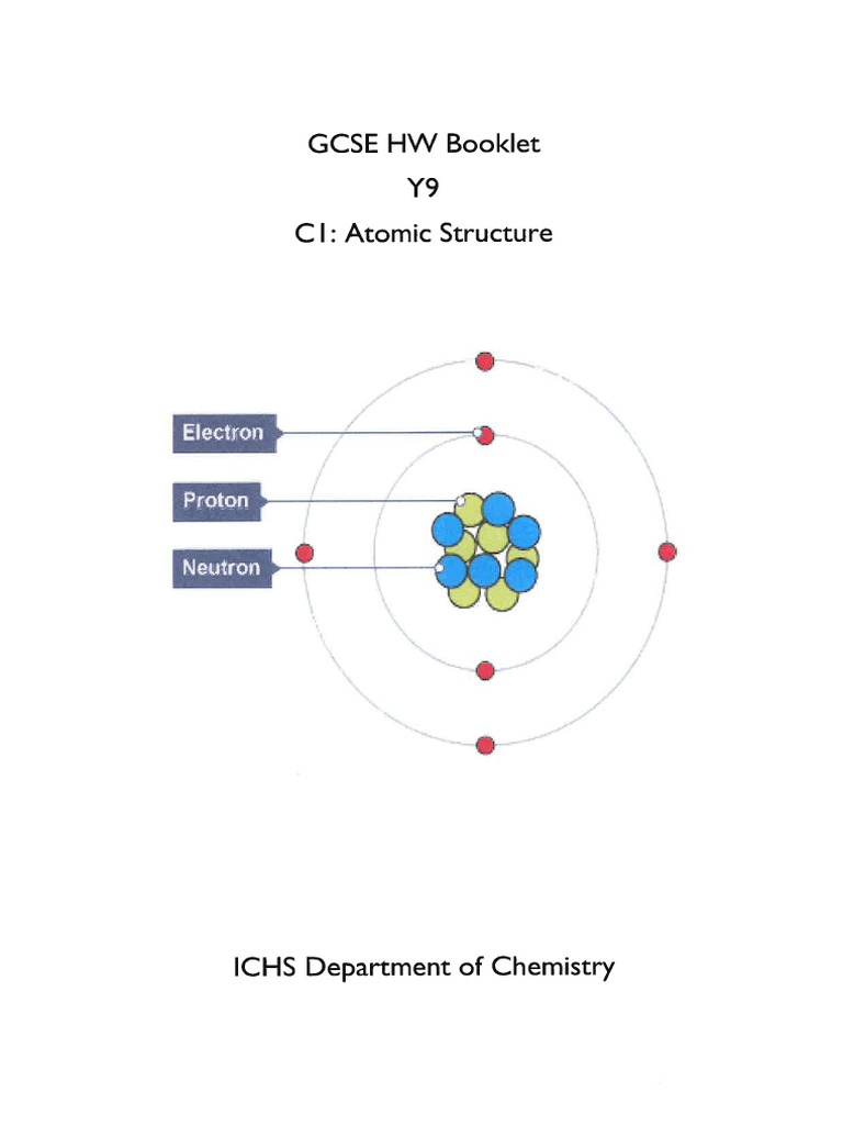 Gcse HW Booklet c1 | PDF