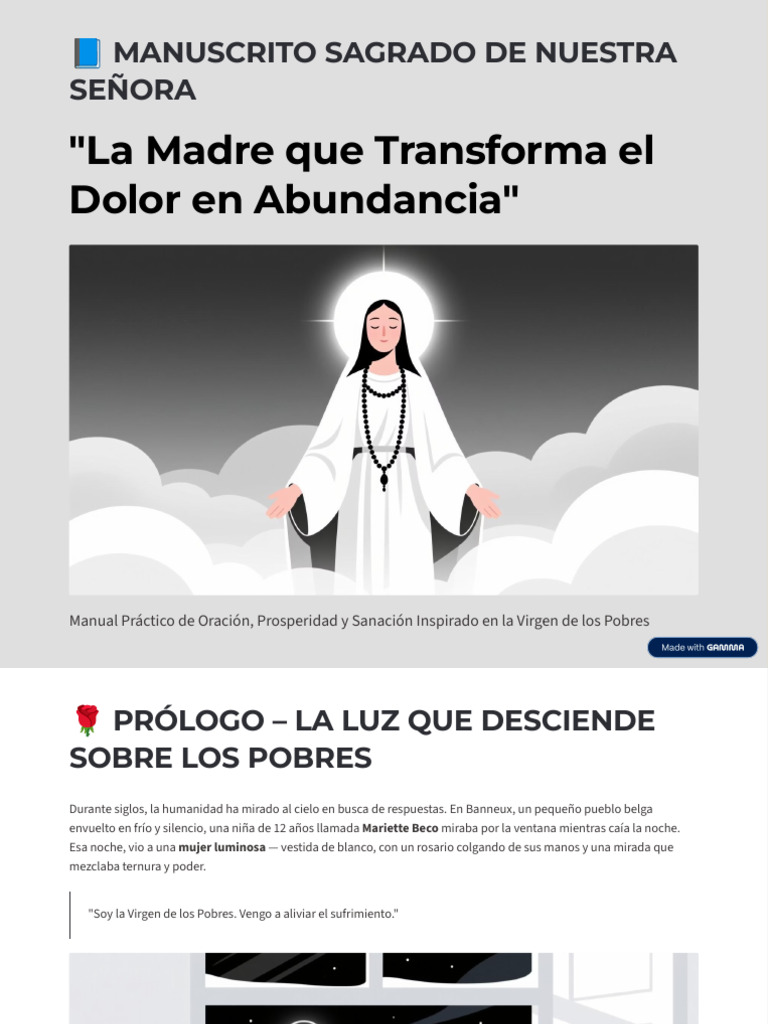 Oraciones para Sanación y Prosperidad | PDF | María, madre de Jesús ...