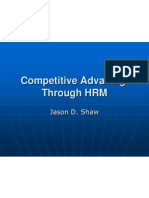 Competitive Advantage Through Strategic HRM Practices