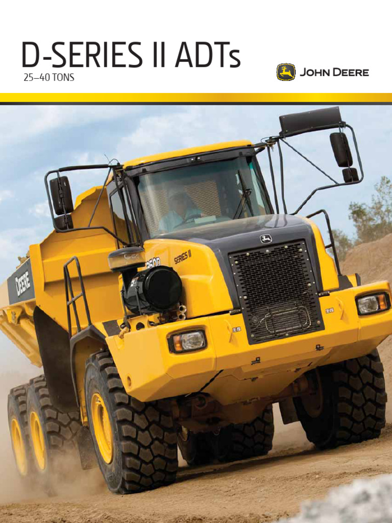 D-Series II Articulated Dump Trucks | PDF | Truck | Gear