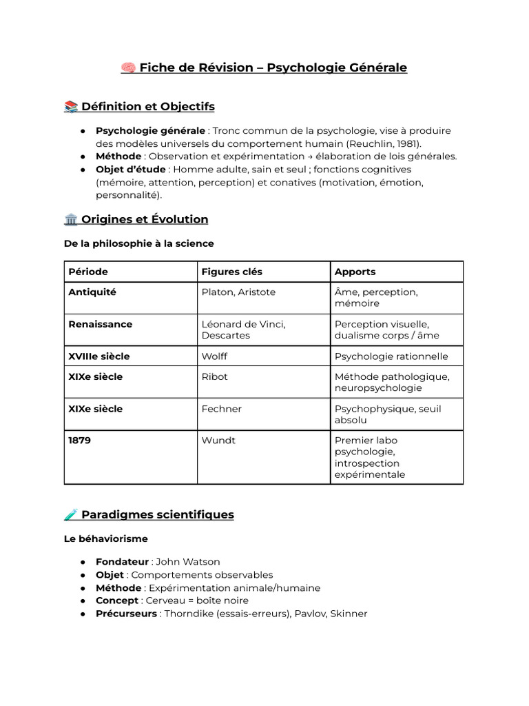 fiche-de-r-vision-en-psychologie-g-n-rale-pdf-psychologie-m-moire