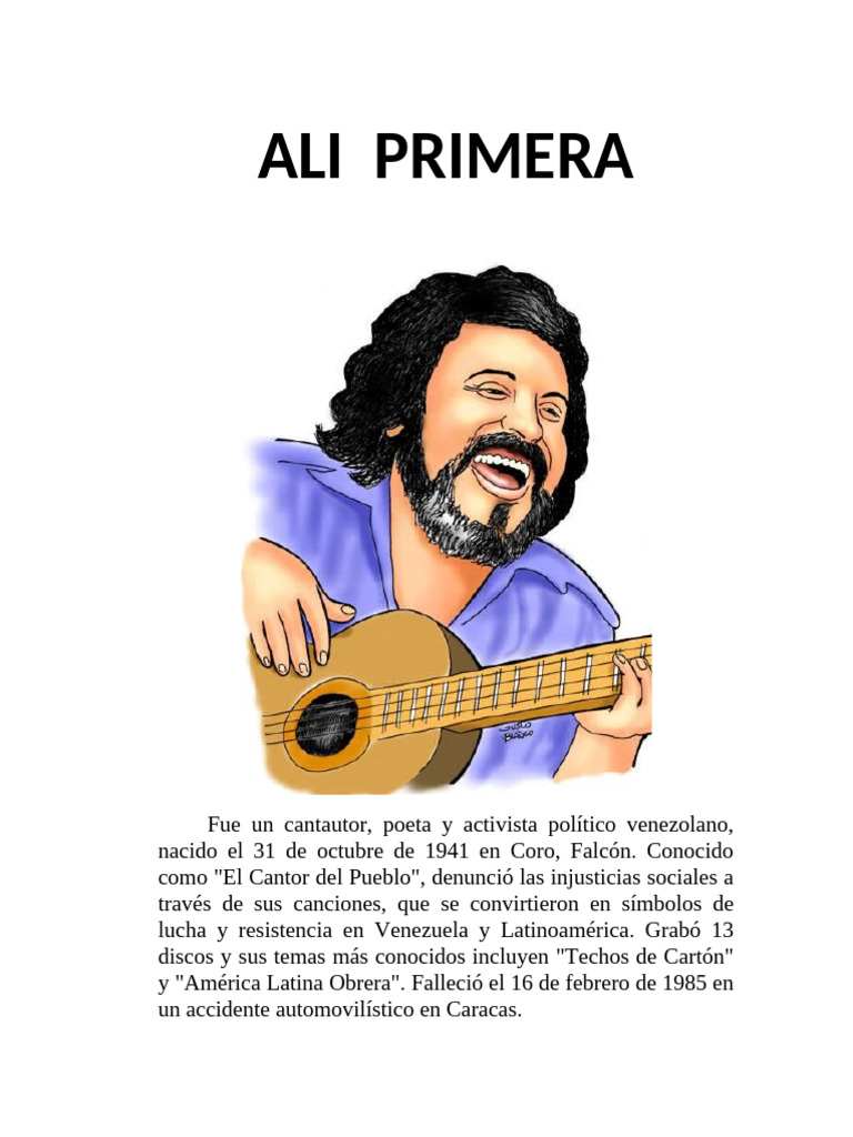 Ali Primera | PDF