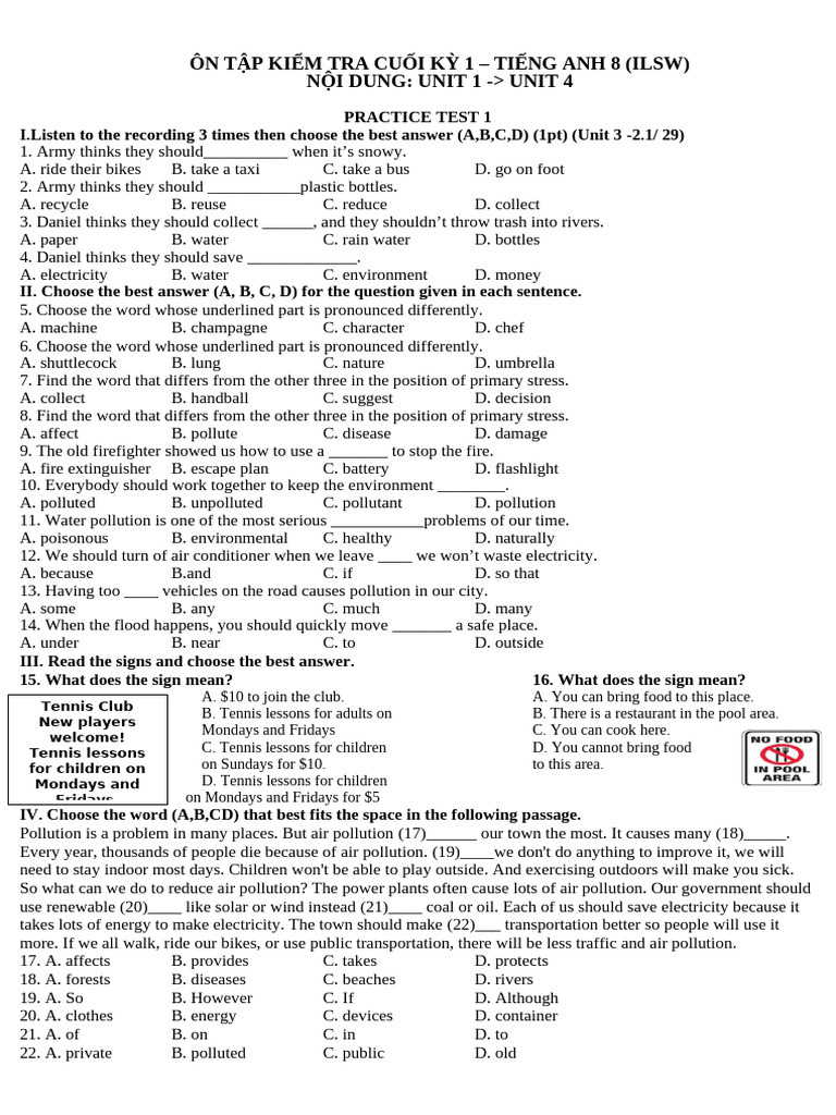 English 8 Midterm Practice Test Guide | PDF | Storms | Typhoon