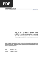 Download QCAR 15 Beta SDK Documentation for Android by eakt SN96115962 doc pdf