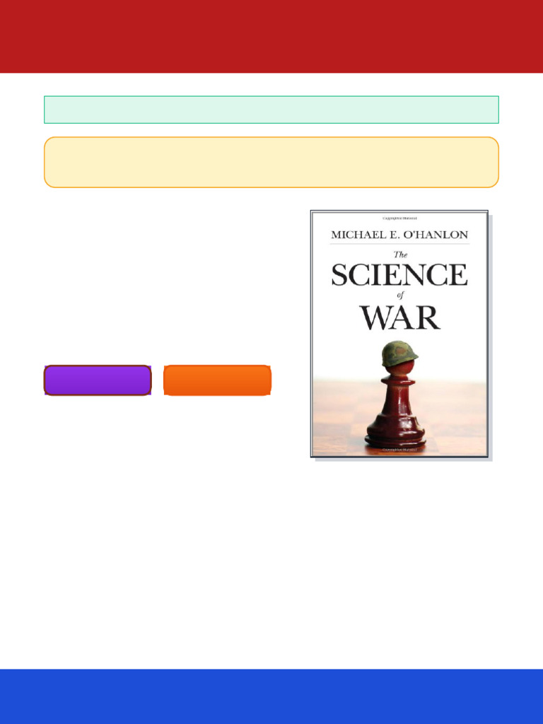 The Science of War Defense Budgeting Military Technology Logistics and ...