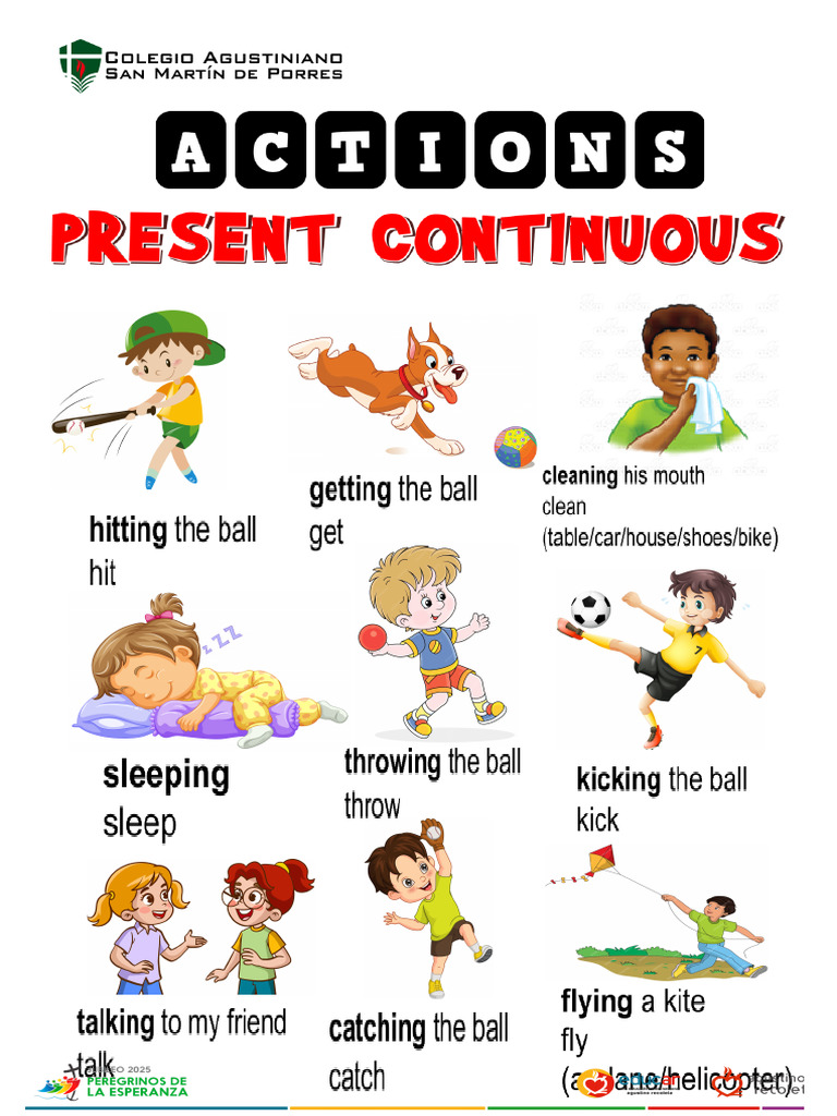 2nd grade Unit 5 Present Continuous docx PDF Chess Openings