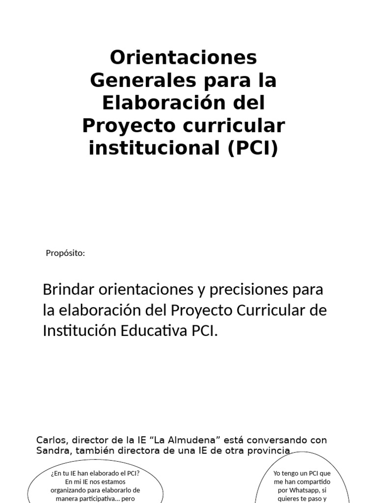 Guía para Elaborar el Proyecto Curricular | PDF | Plan de estudios ...