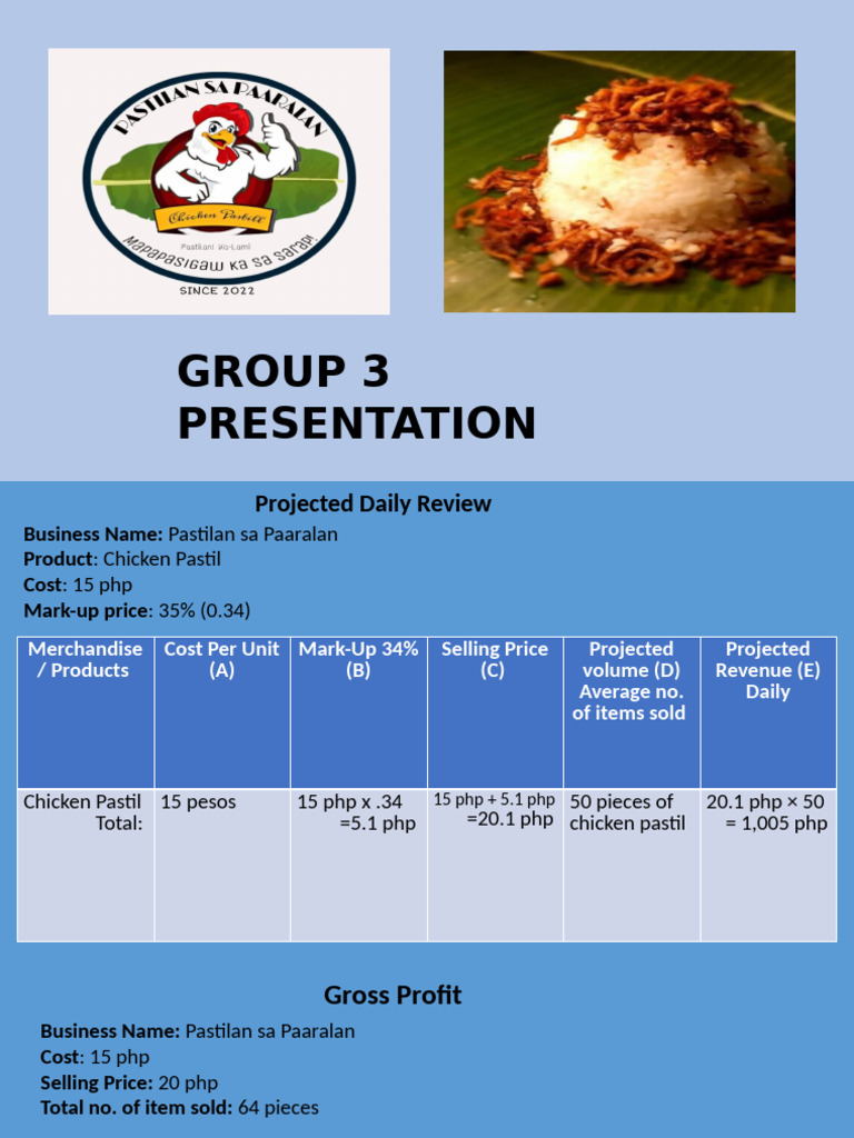 Group 3 Presentation | PDF