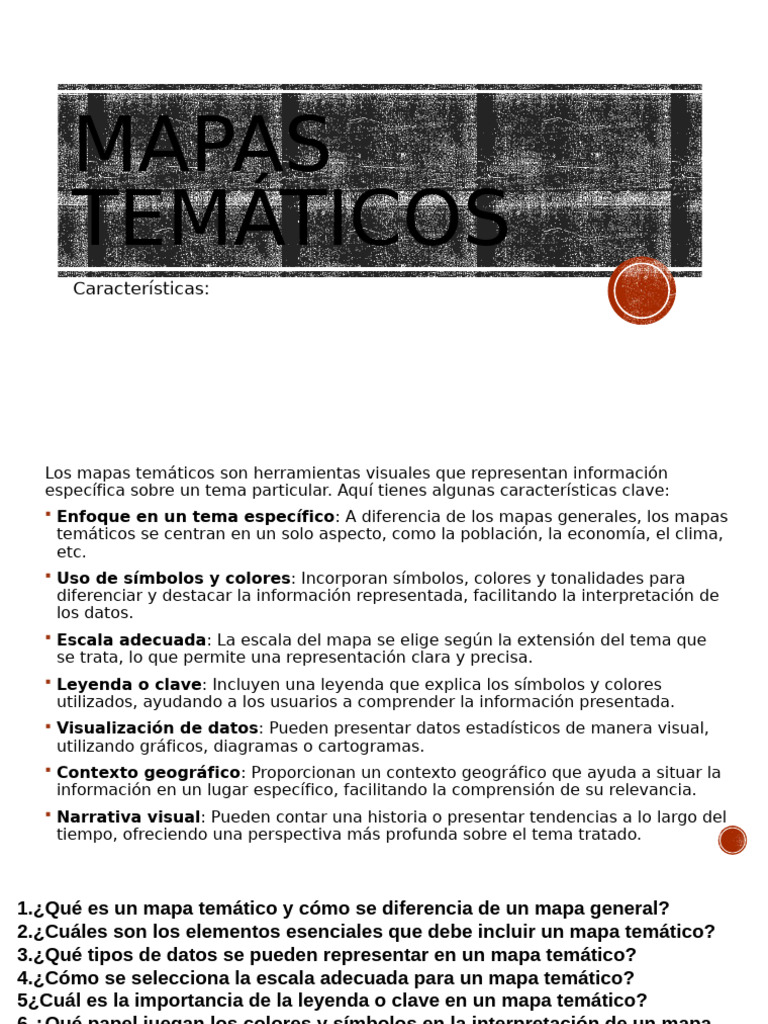 Mapas Temáticos | PDF