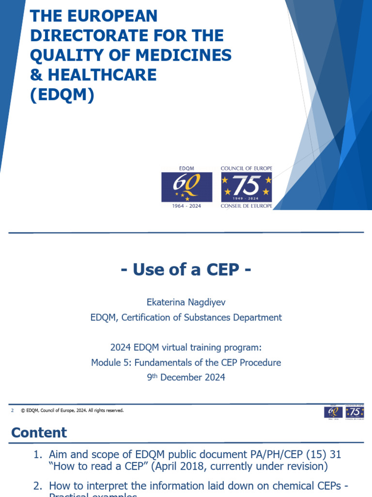 Module 5 Use of a CEP by Ekaterina Nagdiyev - December 2024 | PDF