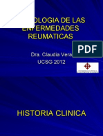 Semiología Reumatológica - Historia Clinica