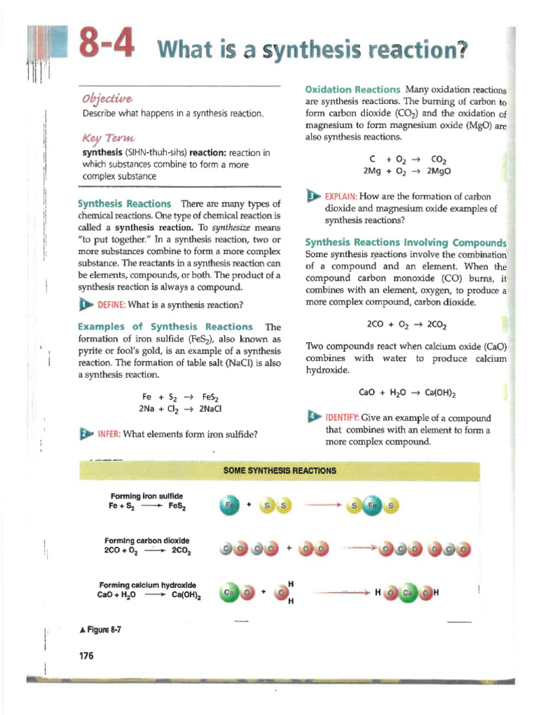 What is a Synthesis Reaction? | PDF